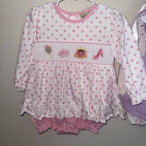 Smocked princess bubble
